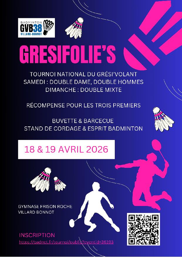Grésifolie's 2026